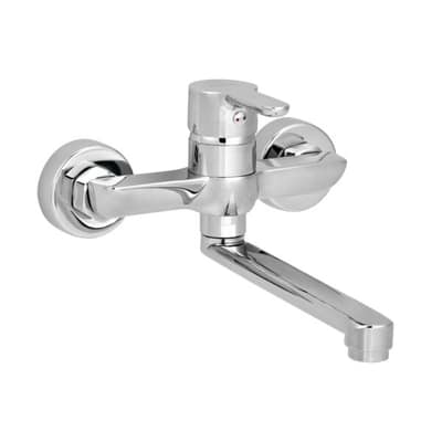 Grifería Cocina Pared Exterior Adra Cromo Peirano 54-203