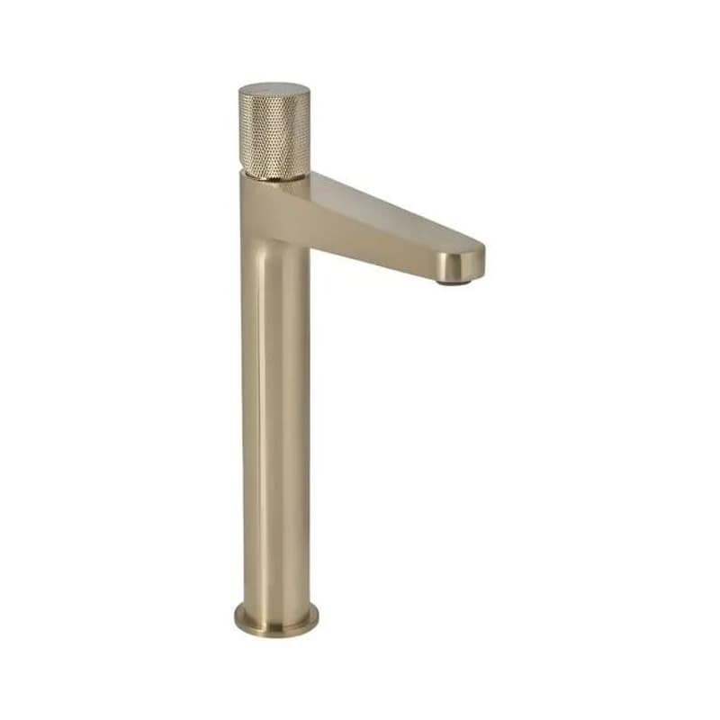 Grifería Monocomando Lavatorio Alto Fabric Gold Peirano 61-200G