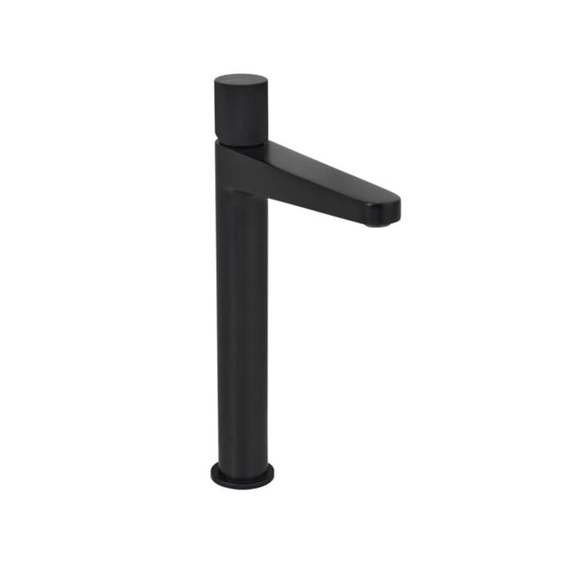 Grifería Monocomando Lavatorio Alto Fabric Black Peirano 61-200N