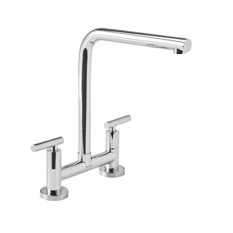Grifería Cocina Mesada Bicomando Mallorca Cromo Peirano 51-131