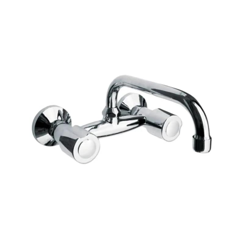 Grifería Cocina Pared Exterior Renacer Cromo Peirano 53-002