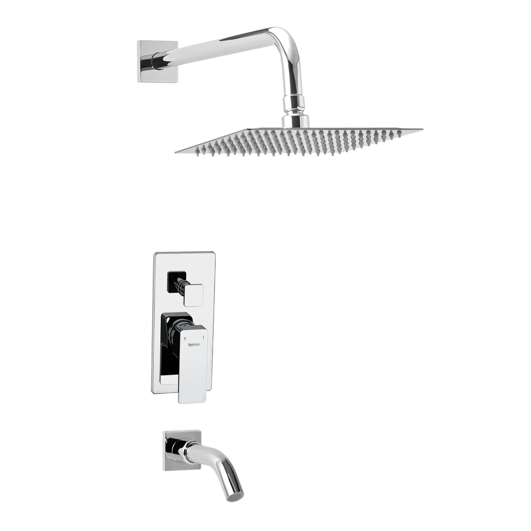 Grifería Monocomando Ducha Embutir Con Transferencia Soria Cromo Peirano 80-152