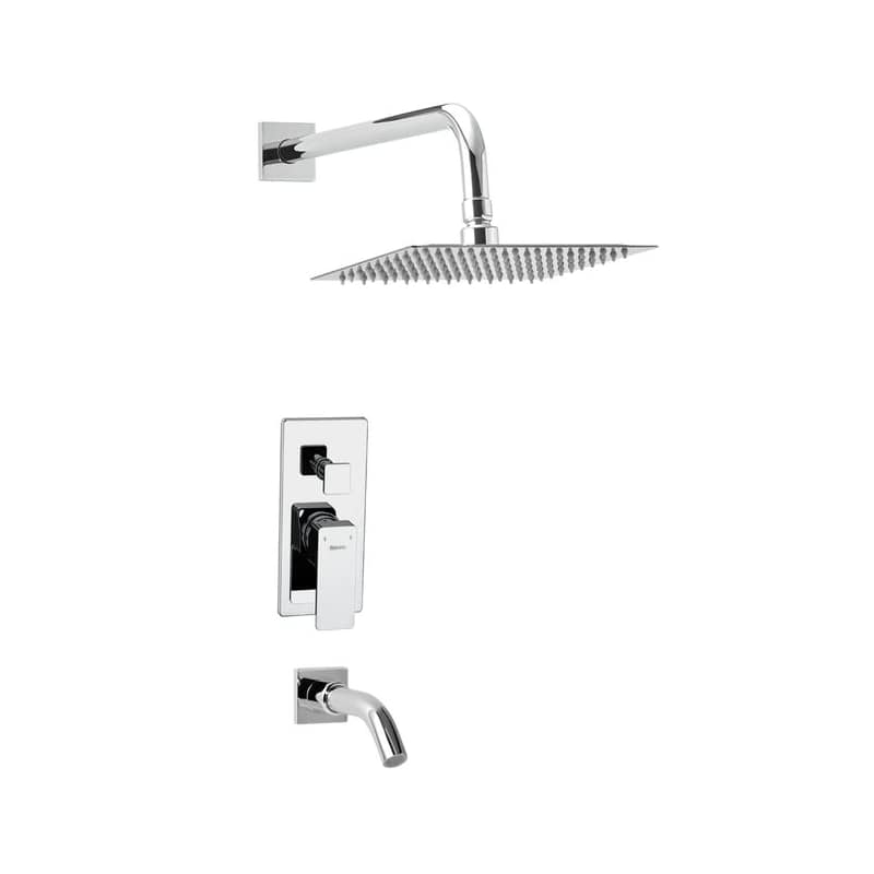 Grifería Monocomando Ducha Embutir Con Transferencia Soria Cromo Peirano 80-152