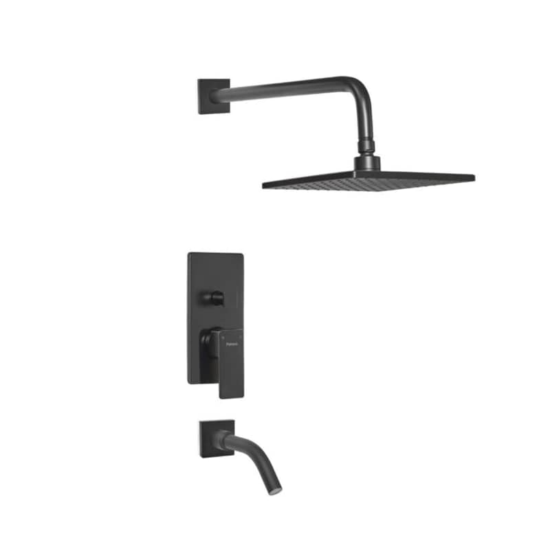 Grifería Ducha Embutir Con Transferencia Soria Black Peirano 80-192