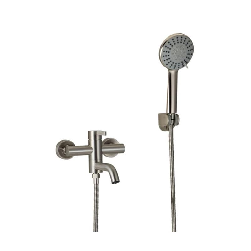 Grifería Monocomando Ducha Exterior Con Transferencia Steel Cromo Peirano 83-205