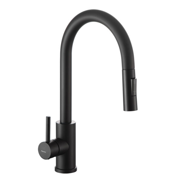 Grifería Monocomando Cocina Valencia Black Peirano 20-122N
