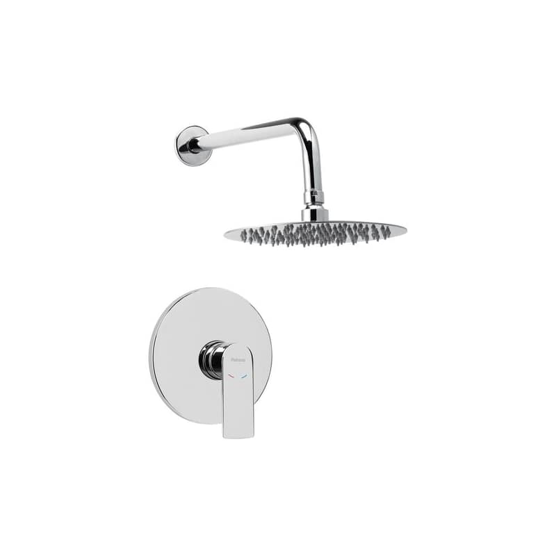 Grifería Monocomando Ducha Embutir Sin Transferencia Vera Cromo Peirano 81-180