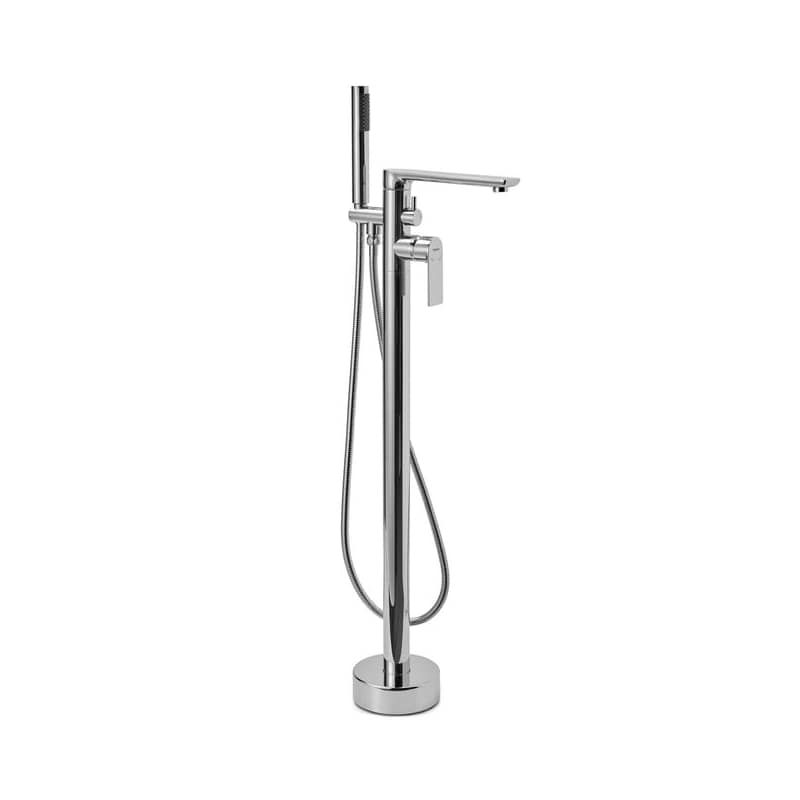 Grifería Monocomando De Pie Para Bañera Exenta Vera Cromo Peirano 84-180