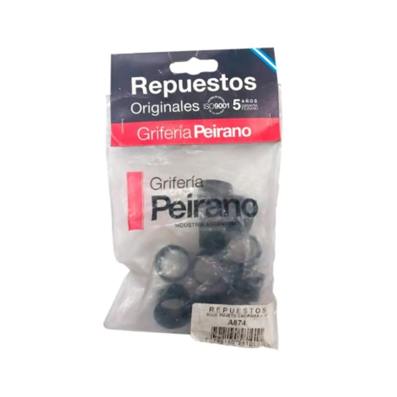 Repuesto Buje Sujeción Campana Baño Negro A874 Peirano