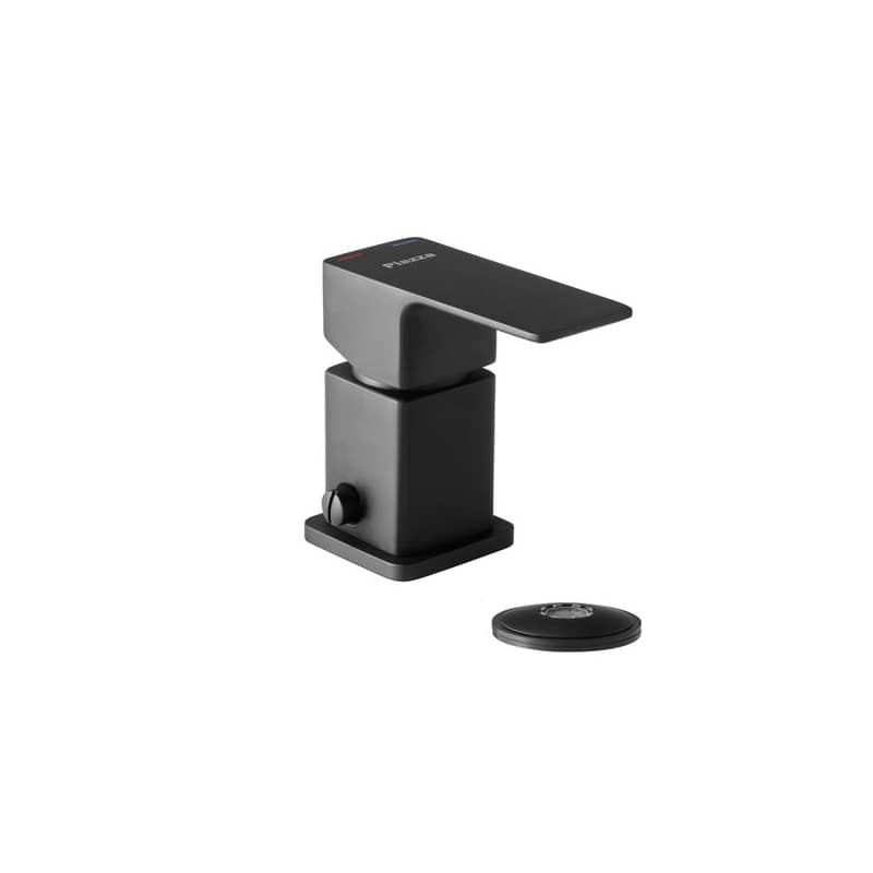 Grifería Monocomando Bidet Con Transferencia Arq Negro Piazza 10404NE