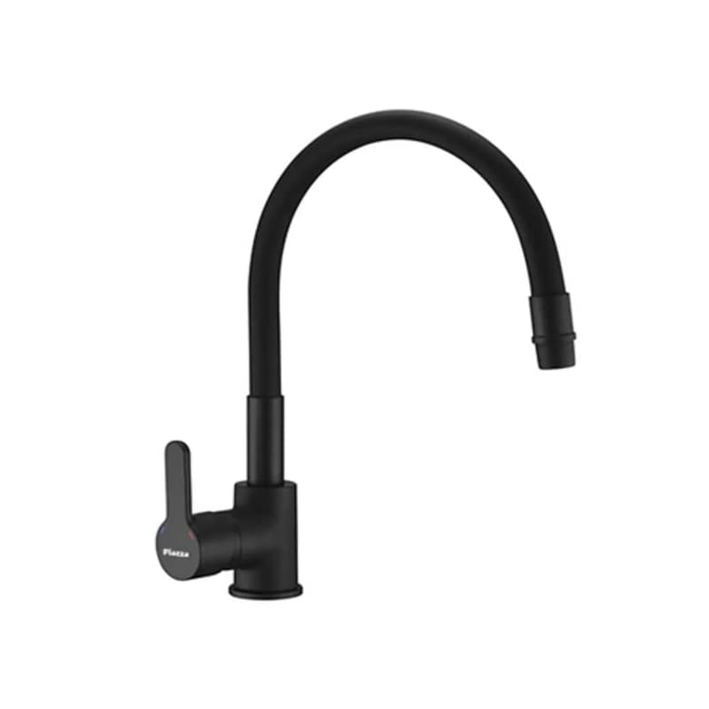 Grifería Monocomando Cocina Emblem Negro Piazza 10017NE