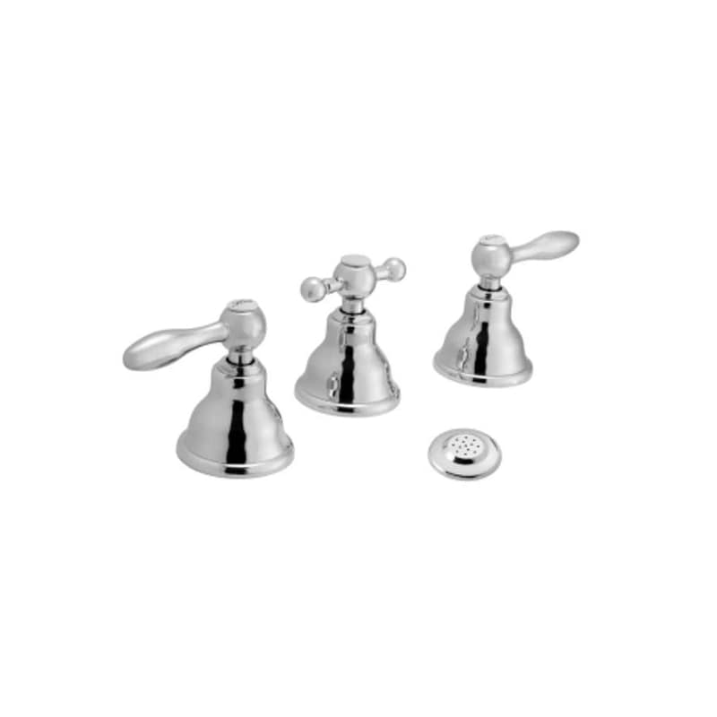 Grifería Bidet Kiss Lever Cromo Piazza 403011
