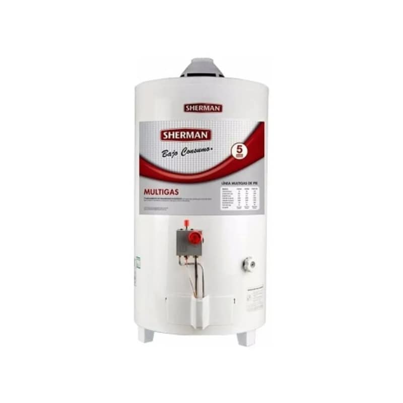 Termotanque Gas 50 Lts Superior Gas Natural Sherman