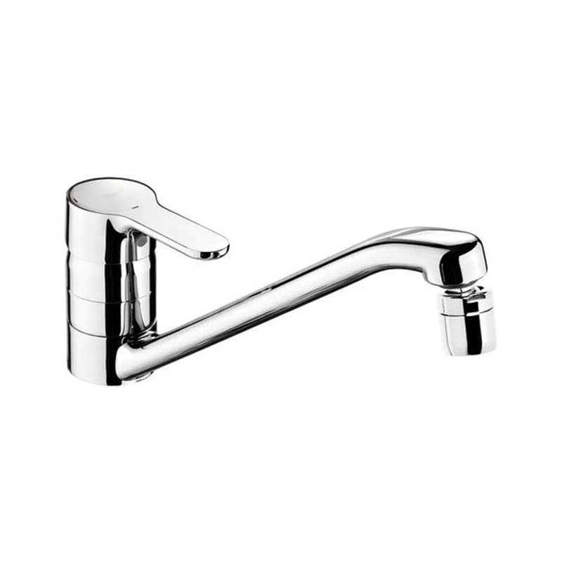 Grifería Monocomando Cocina Pico Bajo L20 Cromo Roca A5A8909C0L