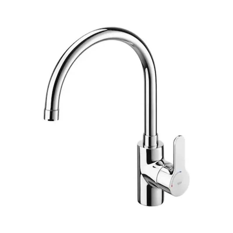 Grifería Monocomando Cocina Pico Alto L20 Cromo Roca A5A8409C0L
