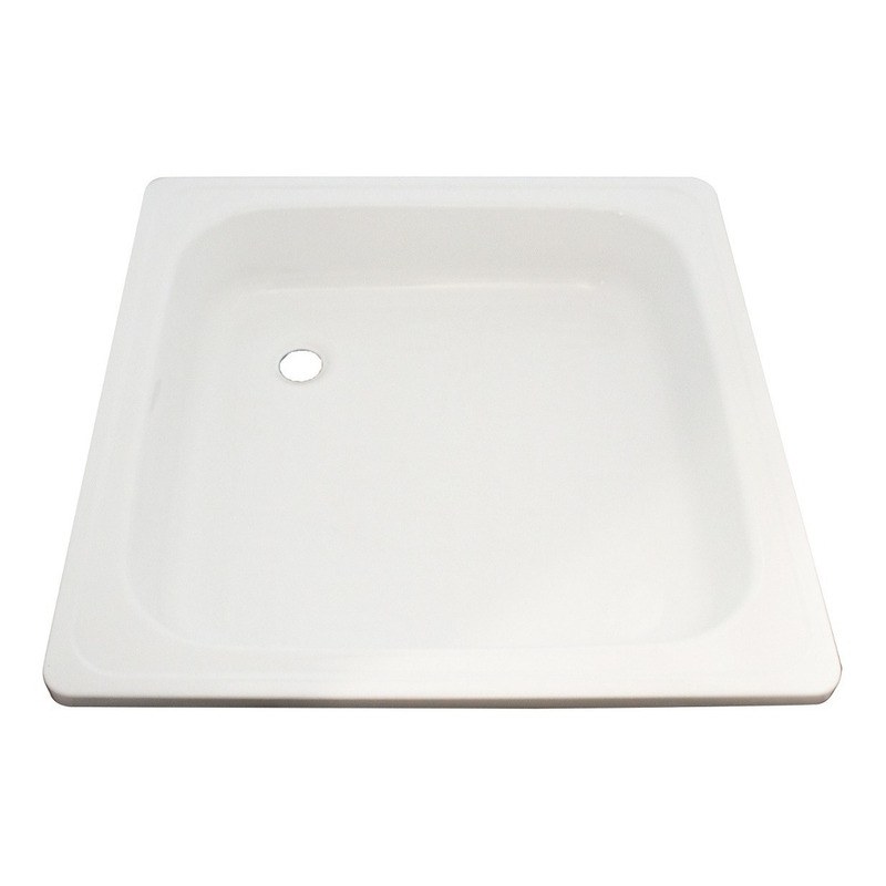Receptaculo Sacha 80X80 Blanco Roca