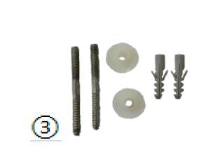 Juego Fijacion Lavatorio R030110010 Roca