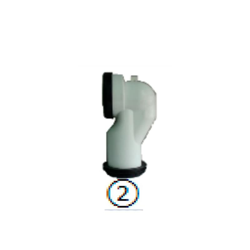 Codo Evacuacion Dama Senso R030111090 Roca