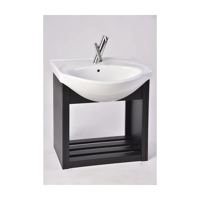 Mueble Malher Suspendido Rejilla Wengue Roca