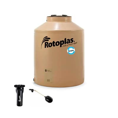 Tanque 1100L Con Flotante Beige Rotoplas