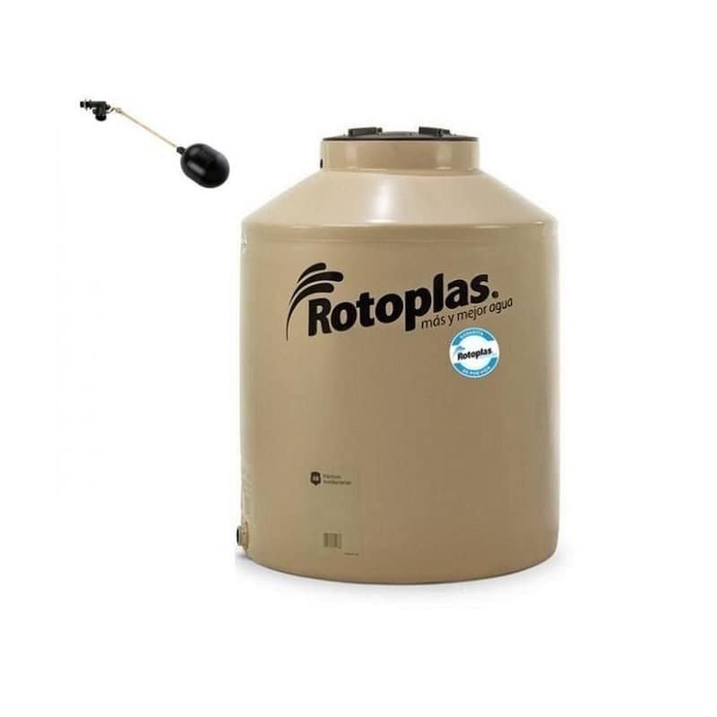 Tanque 600L Con Flotante Beige Rotoplas
