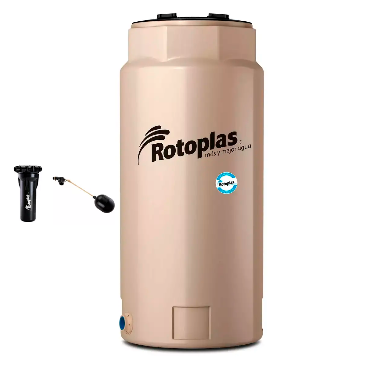 Tanque Delgado 500L Con Flotante Rotoplas