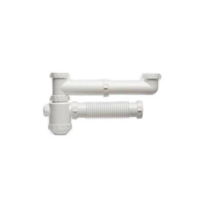 Sifón Blanco Doble Con Acceso Sifolimp