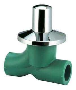 Llave De Paso Pleno 25 Plastica 1000215 Tigre