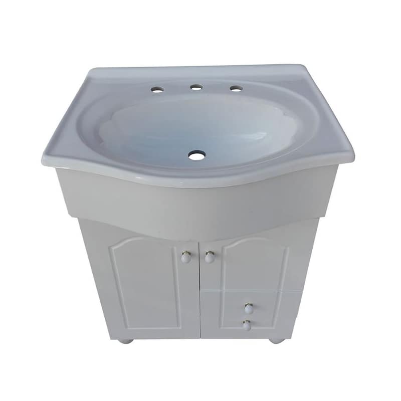 Vanitory Con Mesada 3 Agujeros Con Cajon 50 Cm