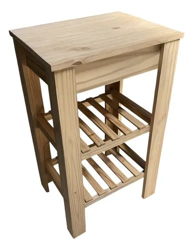 Vanitory Nordico Pino 50Cm Con Tapa