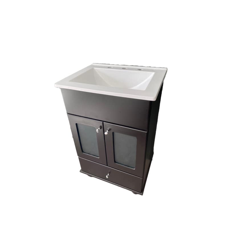 Vanitory Maral 2 Puertas 50Cm Wengue Sin Mesada