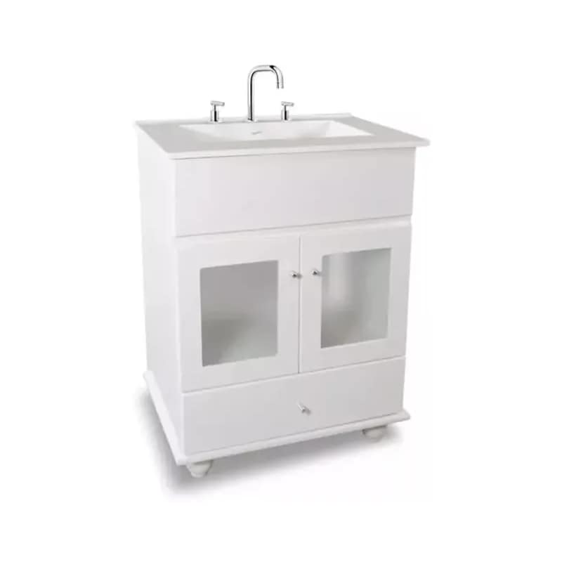 Vanitory Maral 2 Puertas 60Cm Blanco Sin Mesada