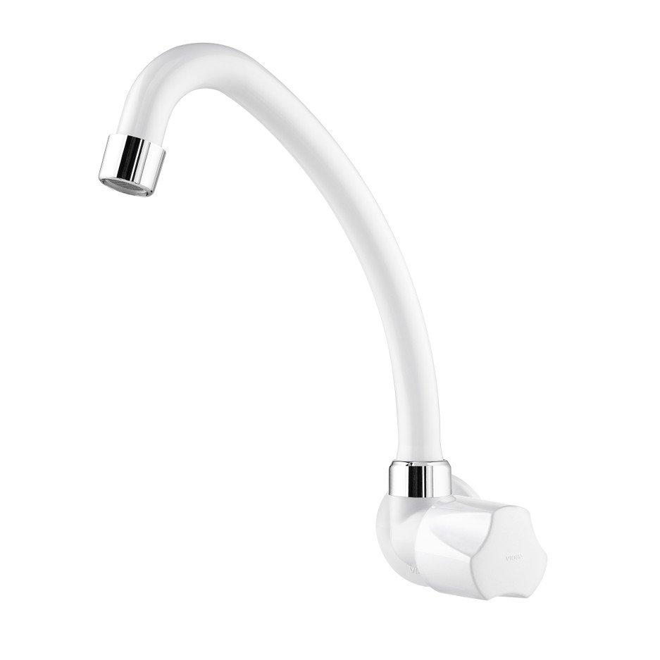 Canilla Individual Cocina Pared Foz Blanco 1110402 Viqua