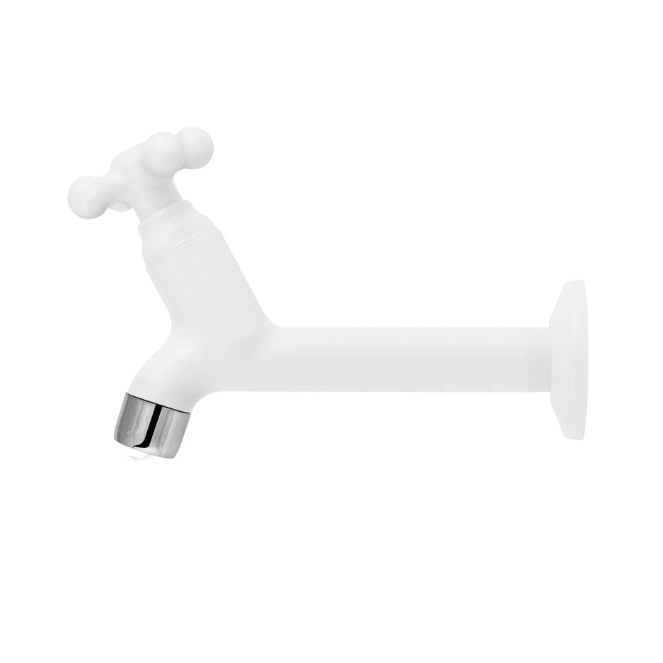 Canilla Lavadero 15 Cm Blanco 1130952 Viqua