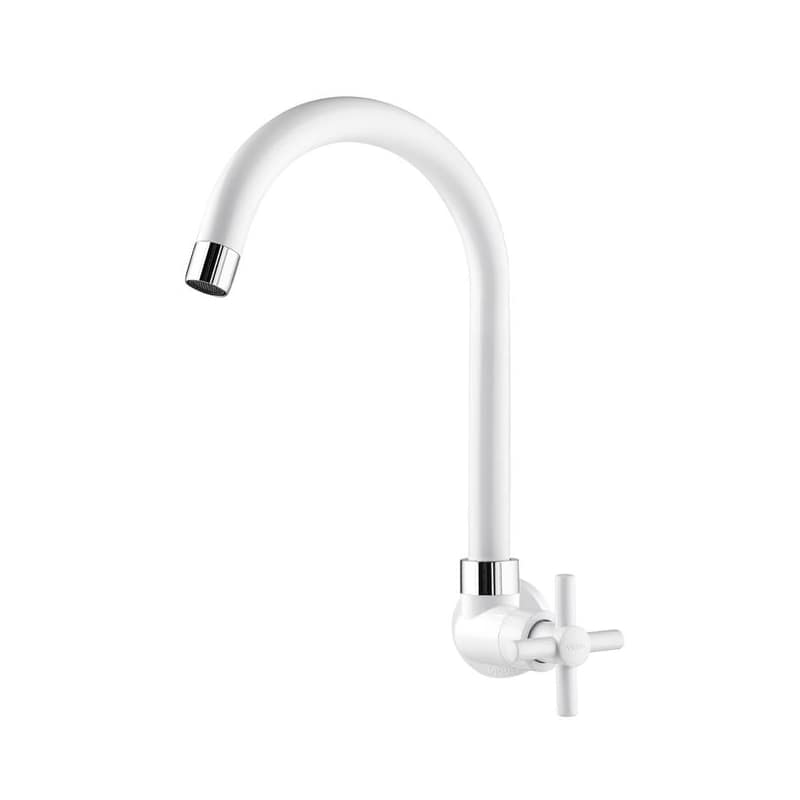 Canilla Cocina Pared Fienza Blanco 1170023 Viqua