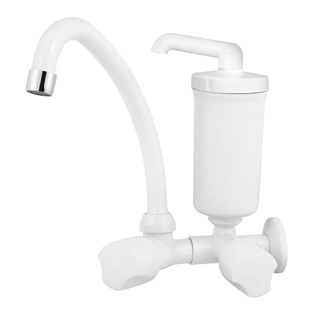 Canilla Cocina Foz Con Filtro Blanco 1210402 Viqua