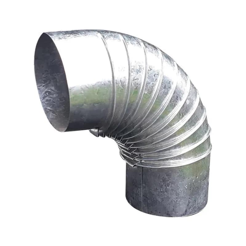 Zing Curva Corrugado 90 X 6 Zingueria