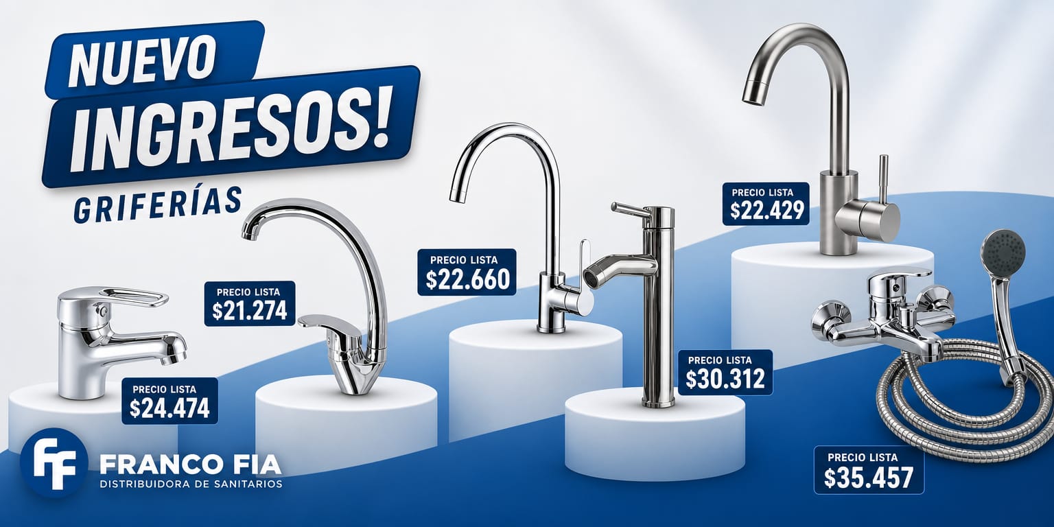 Nuevos Ingresos Griferías