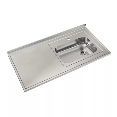 Mesada 1.20 C/Bacha Zz52 Derecha Johnson Acero