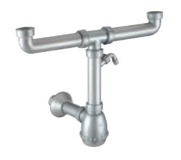 Sifón Botella Pileta De Cocina
Bacha Doble Con Entrada Lateral Espiga 7108 Awaduct