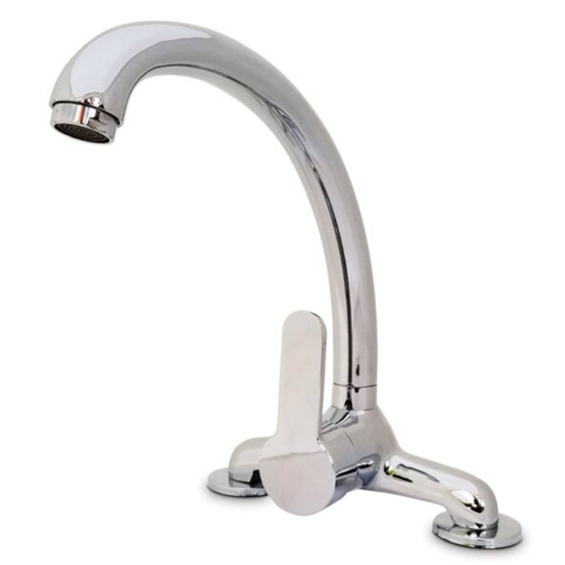 Alumine Monocomando Cocina Dos Vias Aqualaf