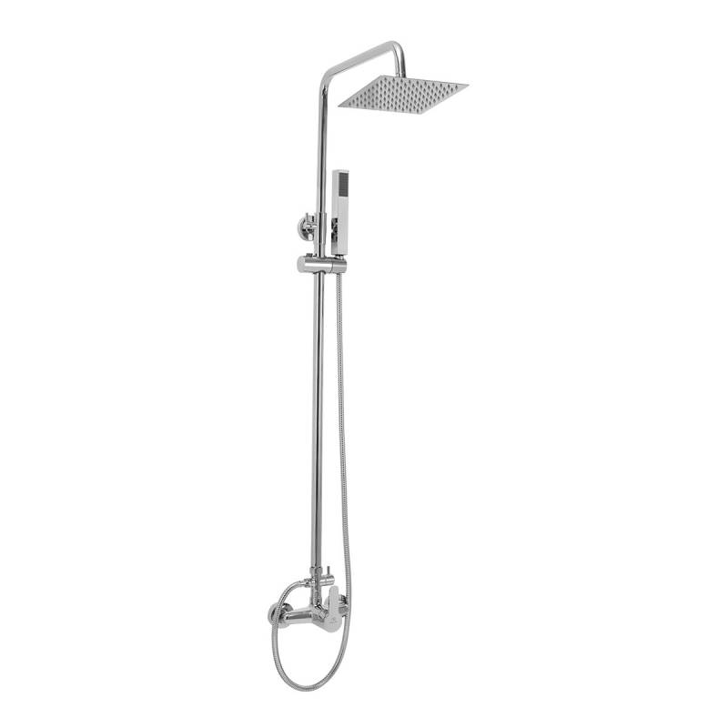 Griferia Ducha Alumine Monocomando Ducha Exterior Con Barral 56050 Aqualaf