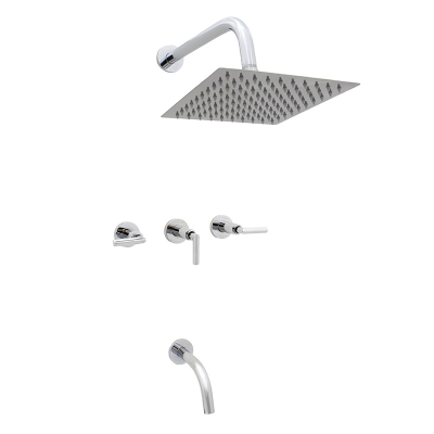 Griferia Ducha Lamy Lever Ducha Embutir Con Transferencia Aqualaf