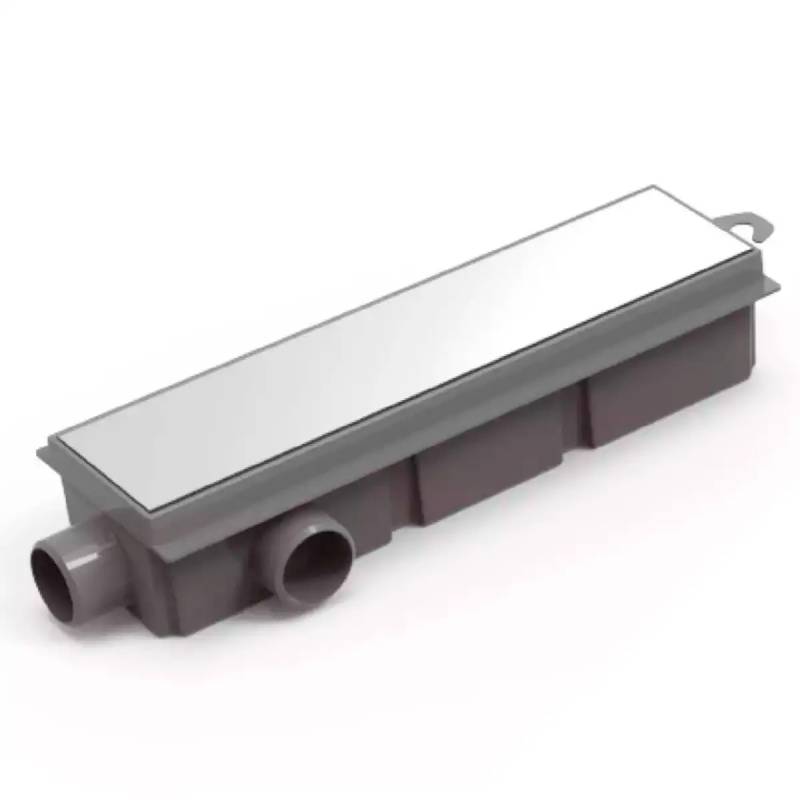 Desague Lineal Encastrable Con Rejilla 30 Cm Gris