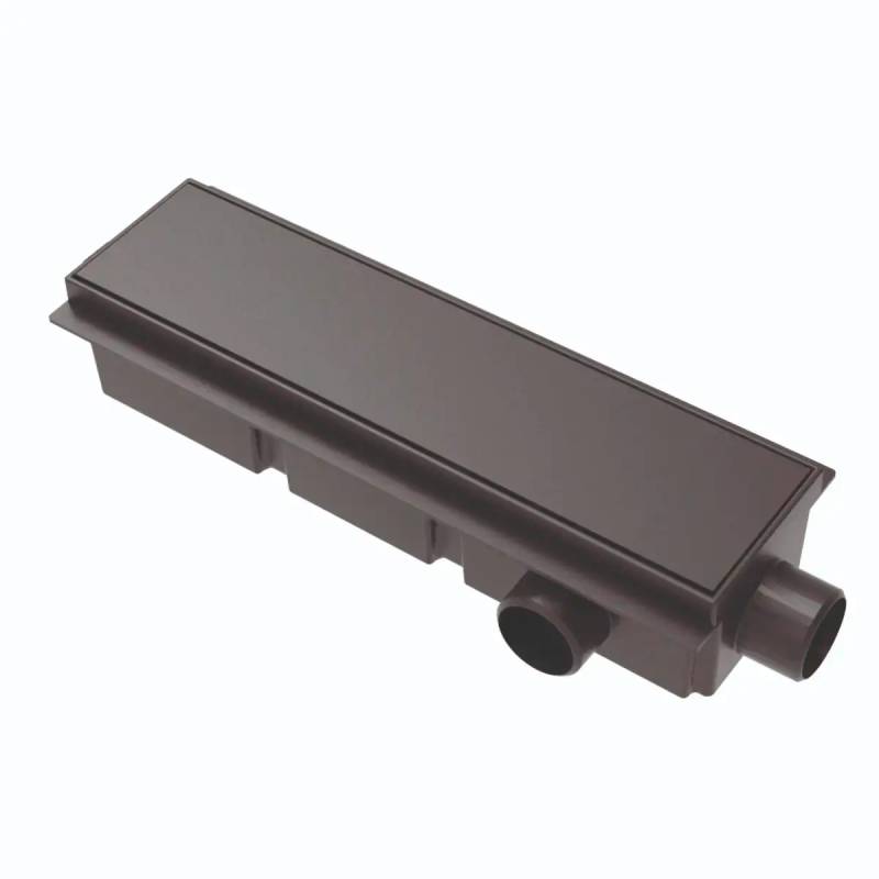 Desague Lineal Encastrable Con Rejilla 30 Cm Negro
