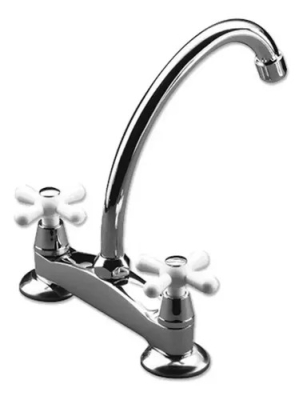 Ares Griferia Ducha Exterior Con Transferencia Blanco Peirano 414