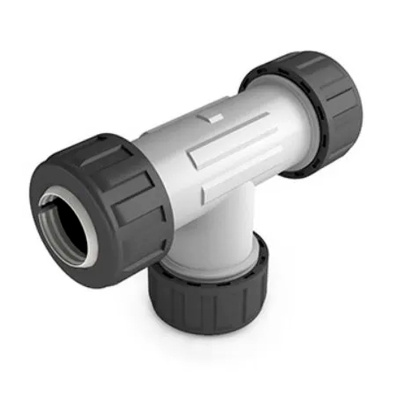 Acople Compresion Tee Con Traba Mecanica 3/4 Duke