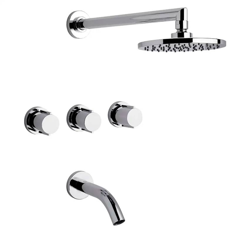 California Ducha Con Transferencia Cromo 0103/17 Fv