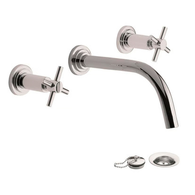 Temple Lavatorio Pared Cromo 0203/87 Fv