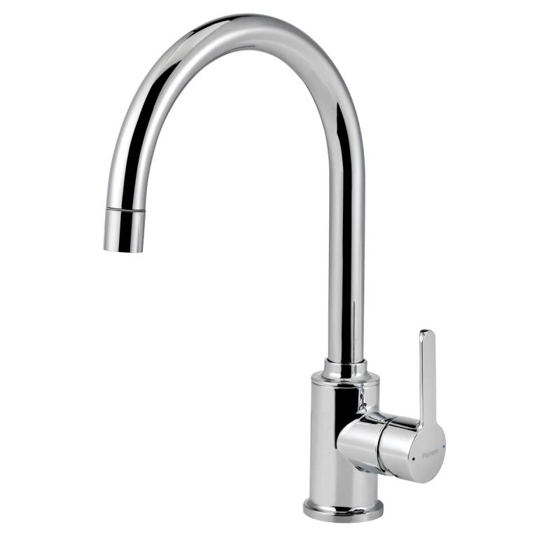 Move Monocomando Cocina Cromo Peirano Doble Funcion